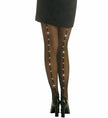 Collants résilles avec strass