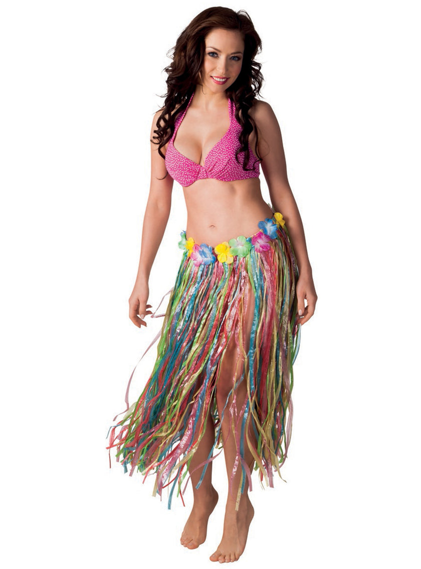 Jupe hawaïenne multi couleur femme