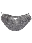 Barbe et moustache grise de marin