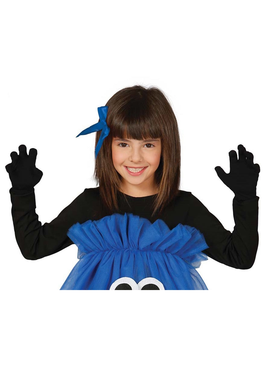 Gants noirs fille