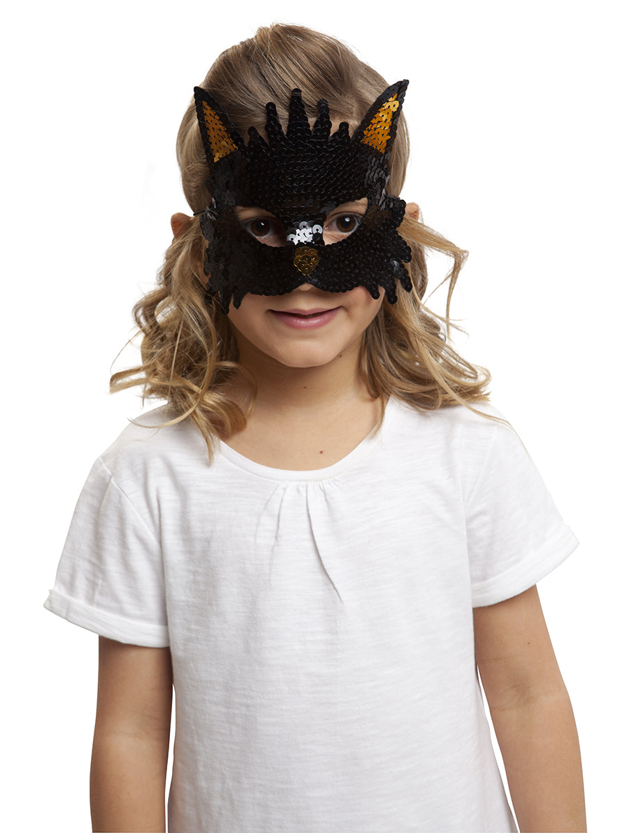 Loup chat brillant fille