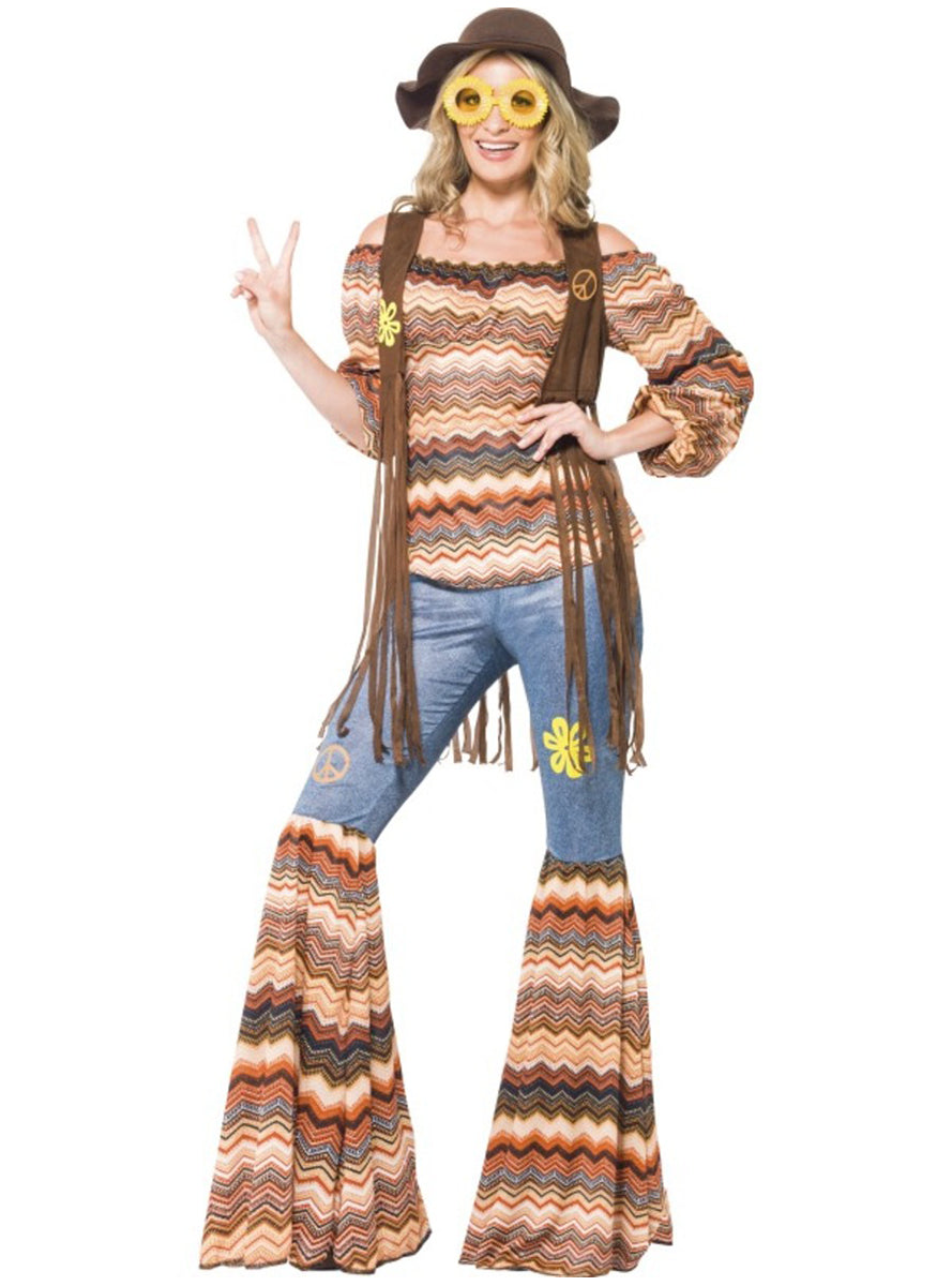 Déguisement de hippie pour femme