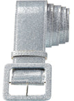 Ceinture disco argent adulte
