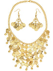 Boucles et collier gitane femme