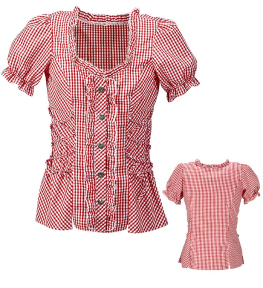 Chemise Oktoberfest grande taille femme