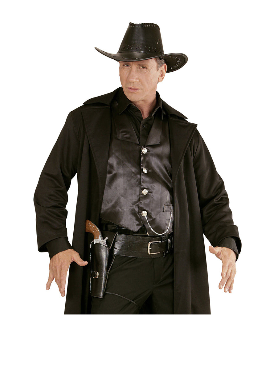 Ceinture avec étui pistolet noir homme