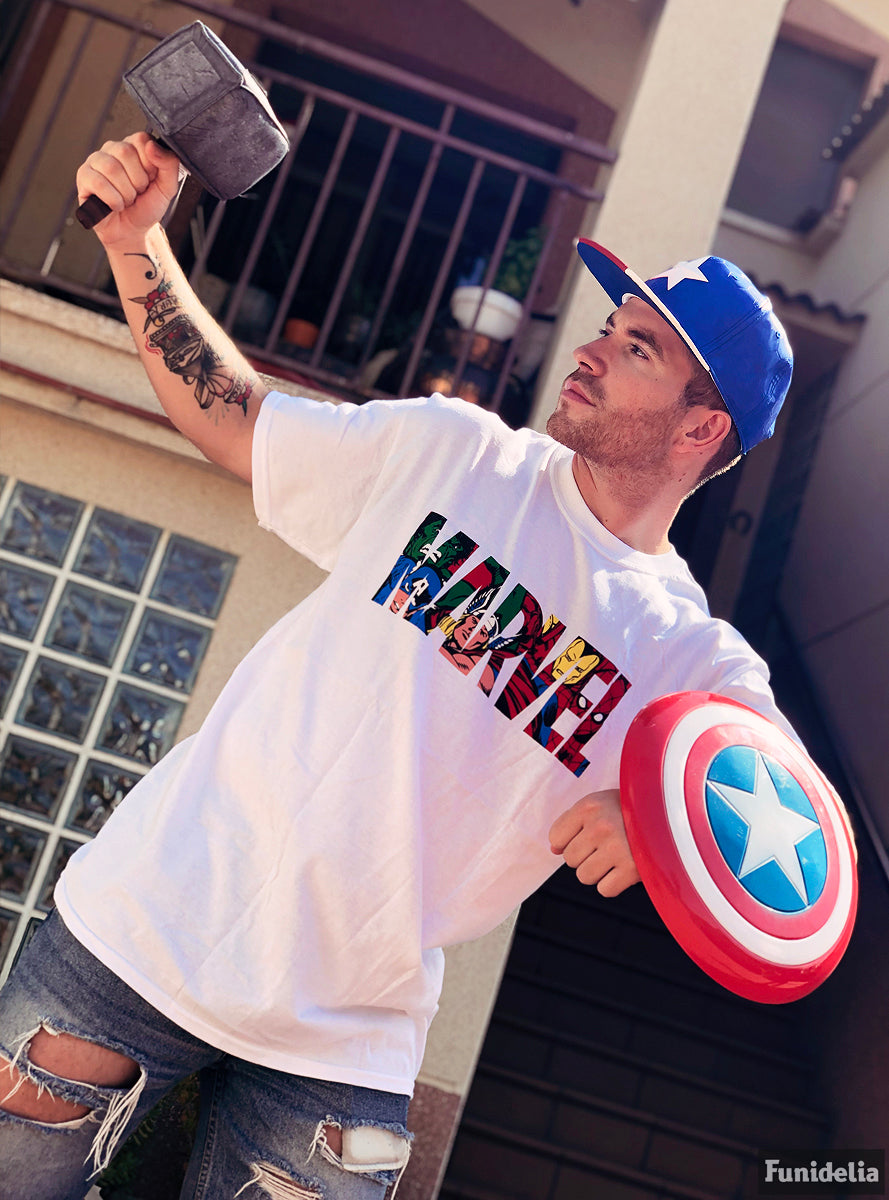 Bouclier rétro Capitain America enfant