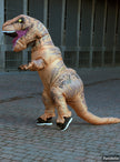 Déguisement dinosaure T-Rex gonflable adulte - Jurassic World