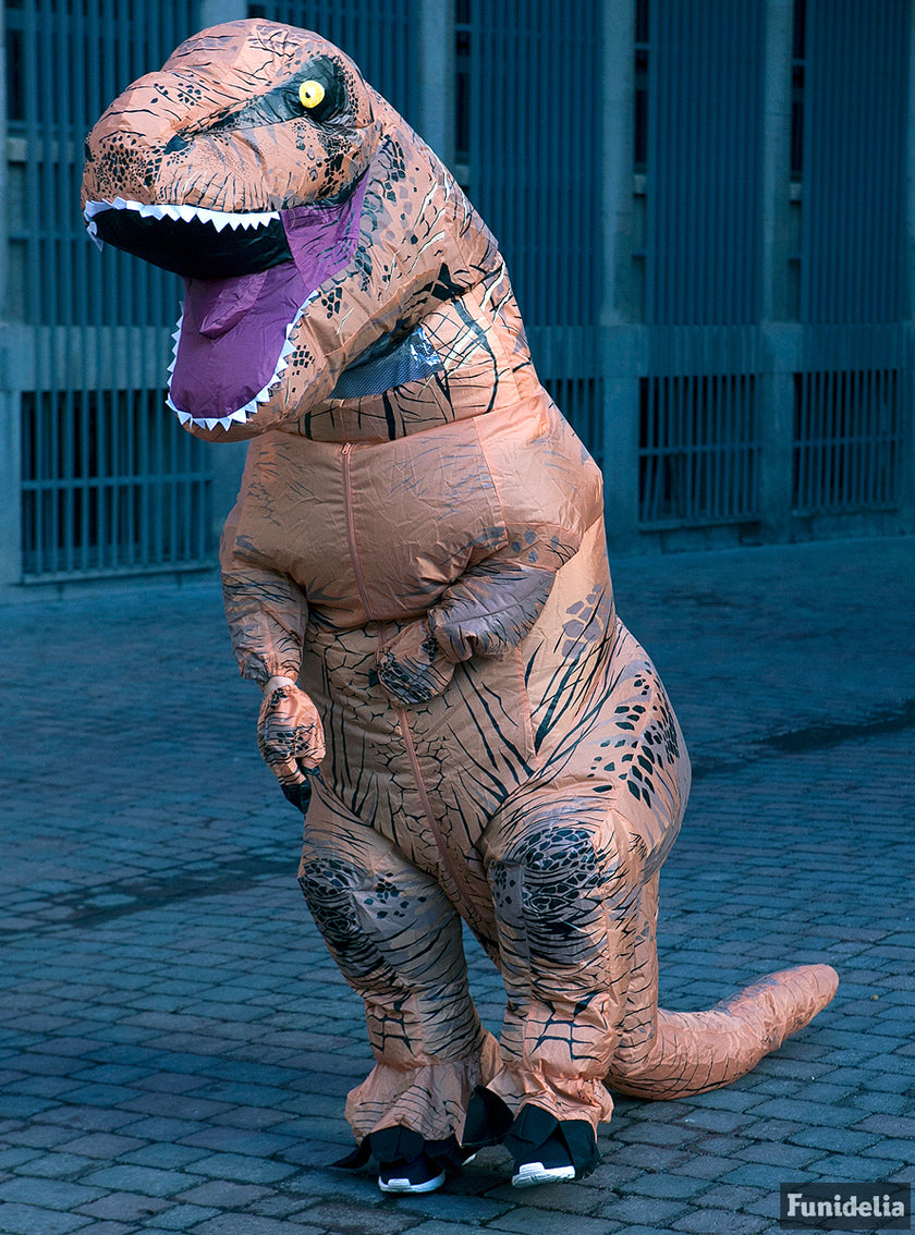 Déguisement dinosaure T-Rex gonflable adulte - Jurassic World