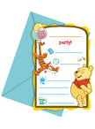 6 invitations Winnie Sweet Tweets