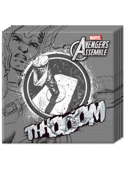 20 Serviettes en papier Avengers Teen