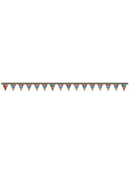 Guirlande Happy birthday Cars Formula