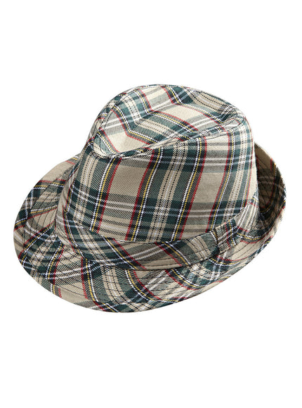 Chapeau à carreaux adulte