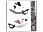 set accessoires pirate mix 4/5pcs
