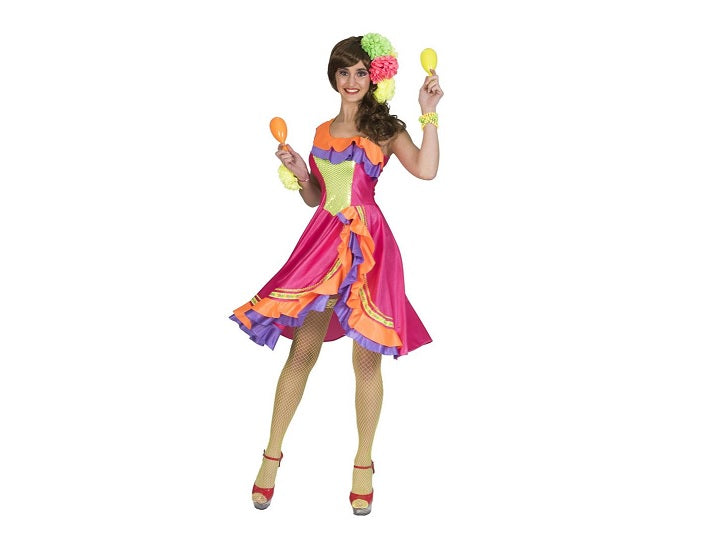 robe caraïbe multicolore femme