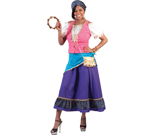 déguisement femme reine gitane