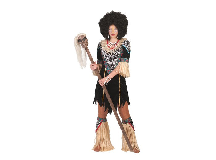 déguisement reine africaine 3pcs femme