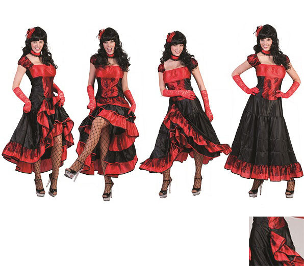 déguisement cabaret saloon femme