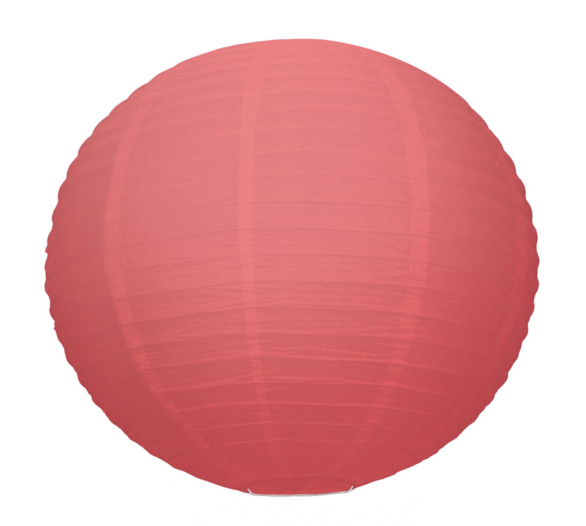 LANTERNE JAPONAISE 35CM CORAIL
