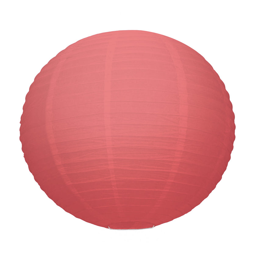 LANTERNE JAPONAISE 50CM CORAIL