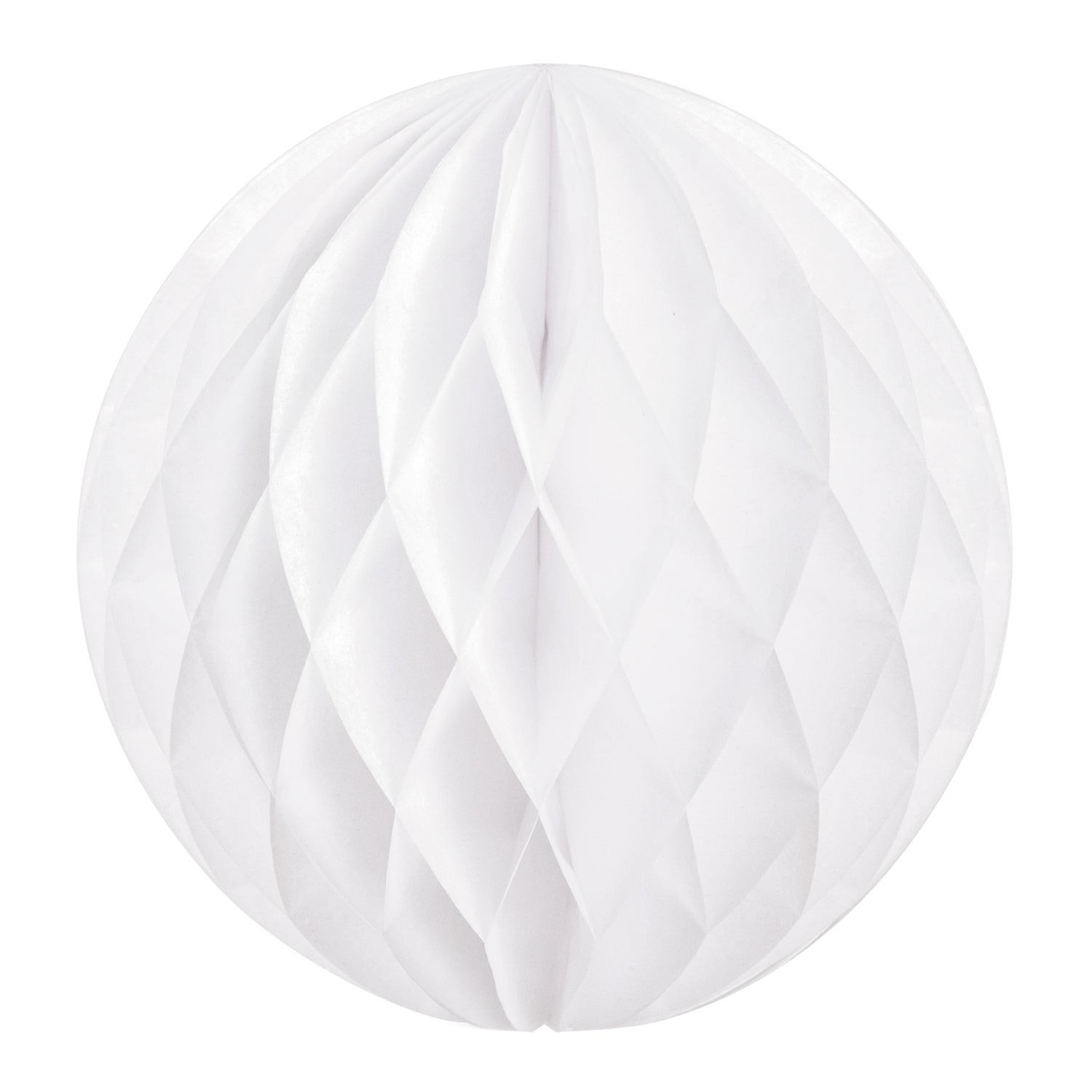 BOULE ALVÉOLÉE 20CM BLANCHE