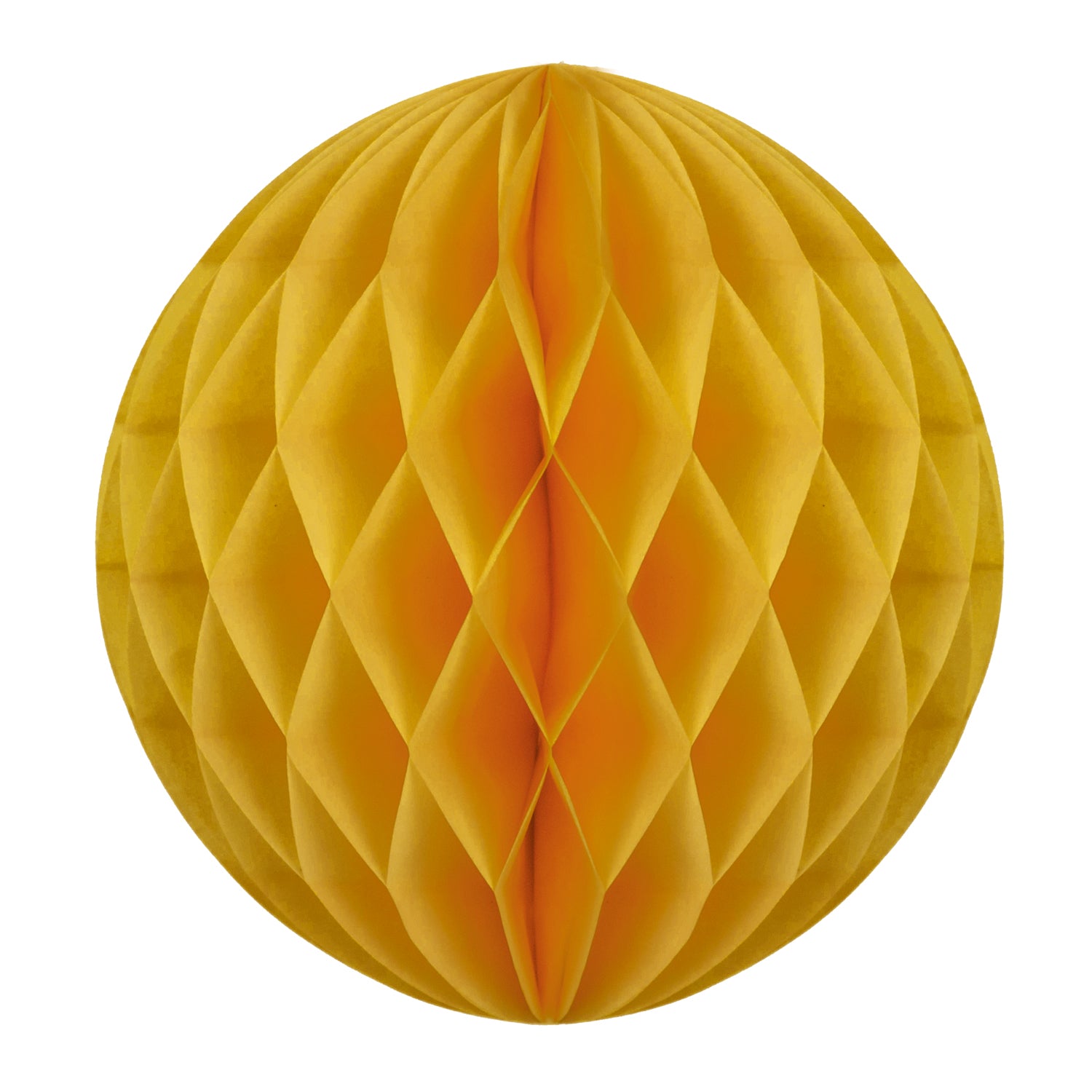 BOULE ALVEOLEE 12CM JAUNE MOUTARDE