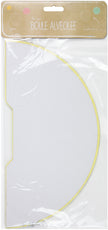 BOULE ALVÉOLÉE 12CM JAUNE