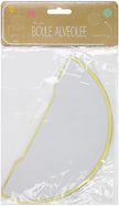 BOULE ALVÉOLÉE 20CM JAUNE