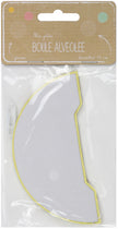 BOULE ALVÉOLÉE 20CM JAUNE