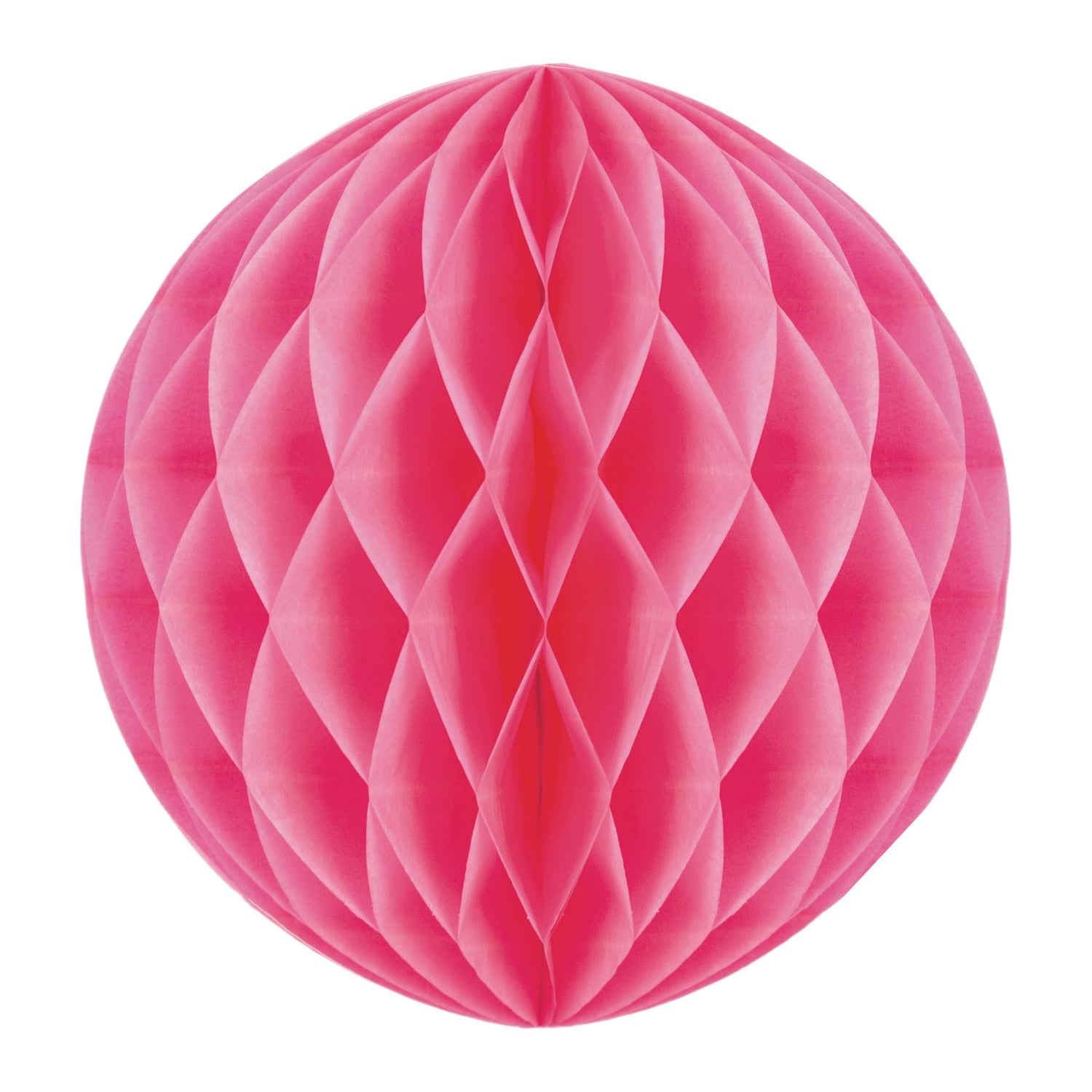 5 BOULES ALVÉOLÉES 5CM NEON ROSE