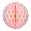 BOULE ALVEOLEE 20CM ROSE VINTAGE