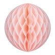 BOULE ALVÉOLÉE 30CM ROSE VINTAGE
