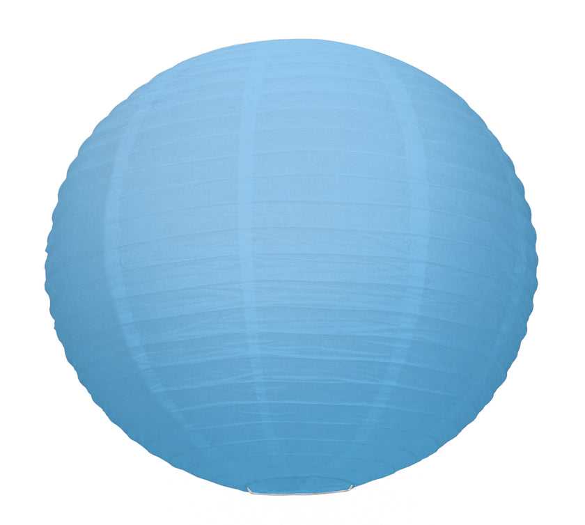 LANTERNE JAPONAISE 35CM BLEU LAGON