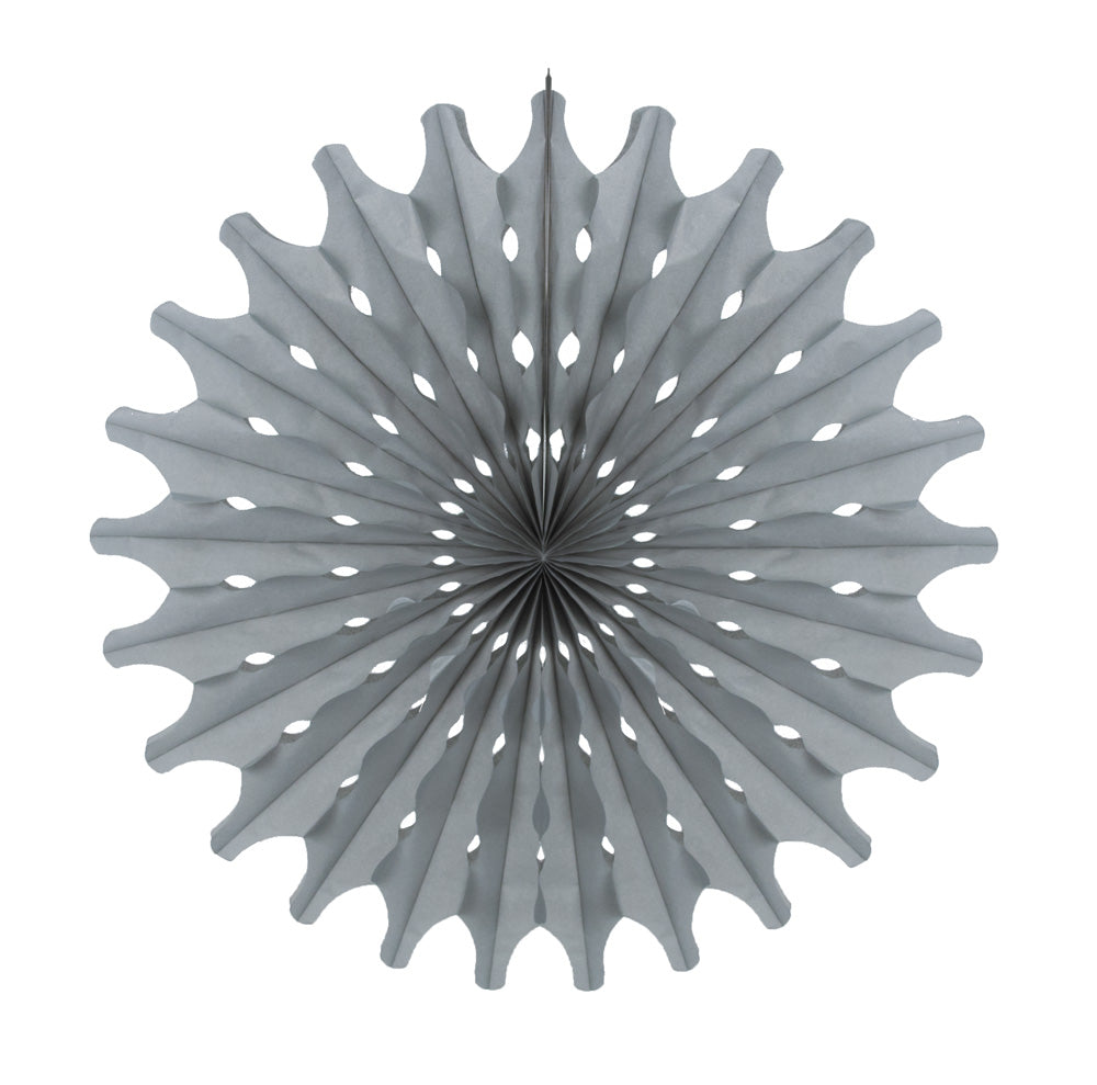 ÉVENTAIL GRIS 53CM