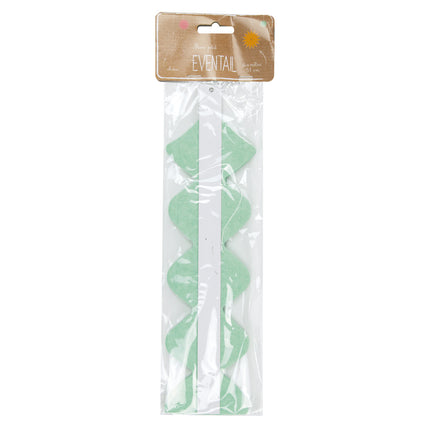 Éventail celadon 53cm