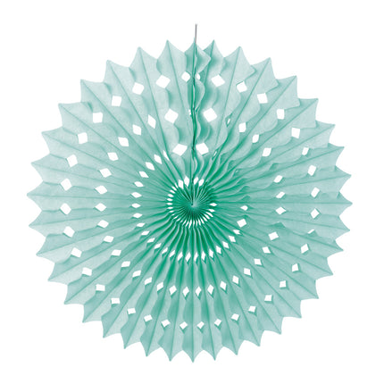 Éventail celadon 53cm