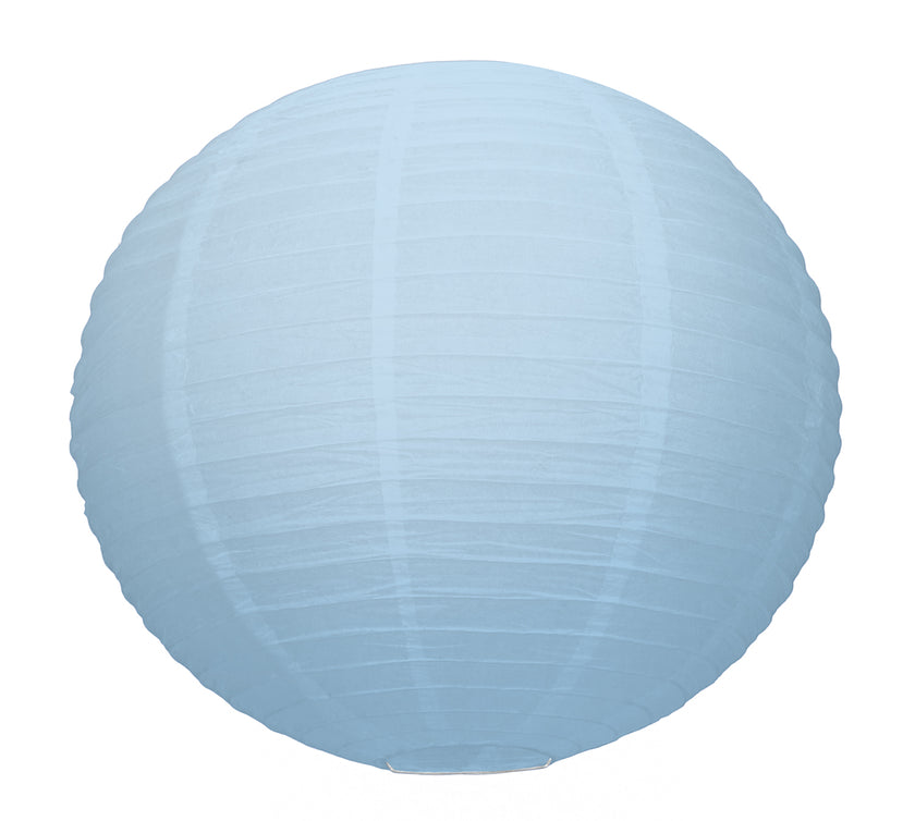 LANTERNE JAPONAISE 35CM BLEU DRAGEE