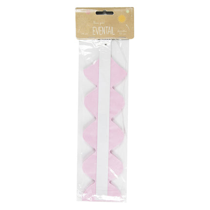 Éventail bubble gum 53cm