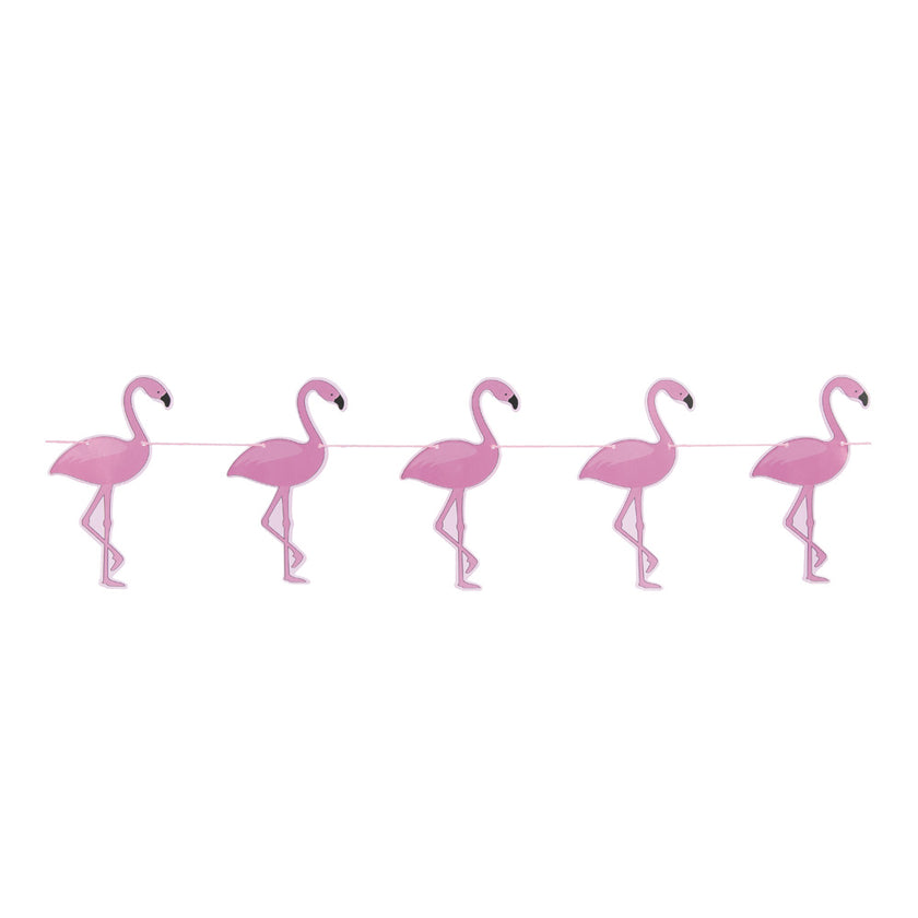 GUIRLANDE FLAMANT ROSE 3M