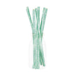 SET 10 PAILLES BLEUES ETOILES BLANCHES