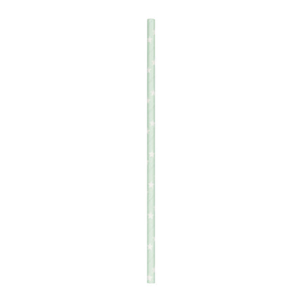 SET 10 PAILLES BLEUES ETOILES BLANCHES