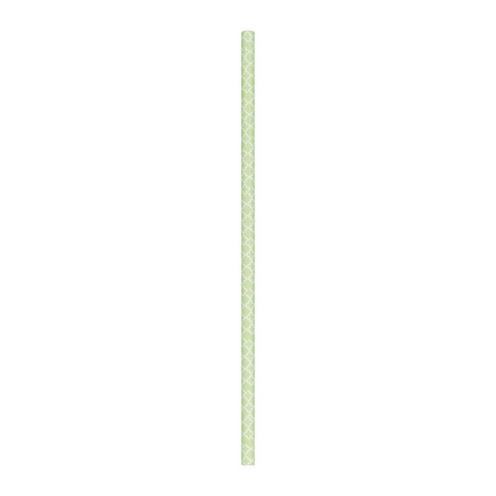 SET 10 PAILLES RETRO VERT PASTEL