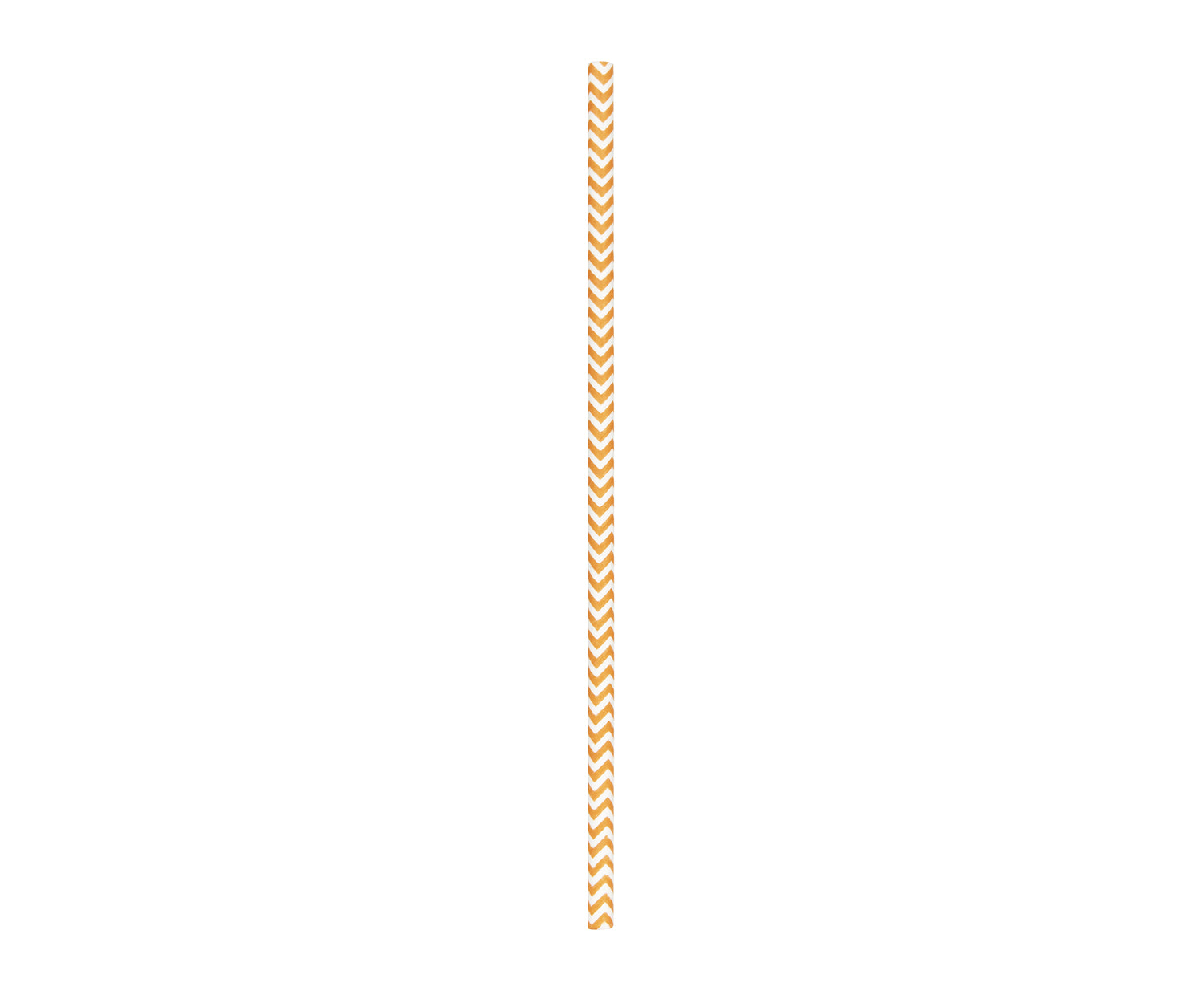 SET 10 PAILLES CHEVRONS ORANGE