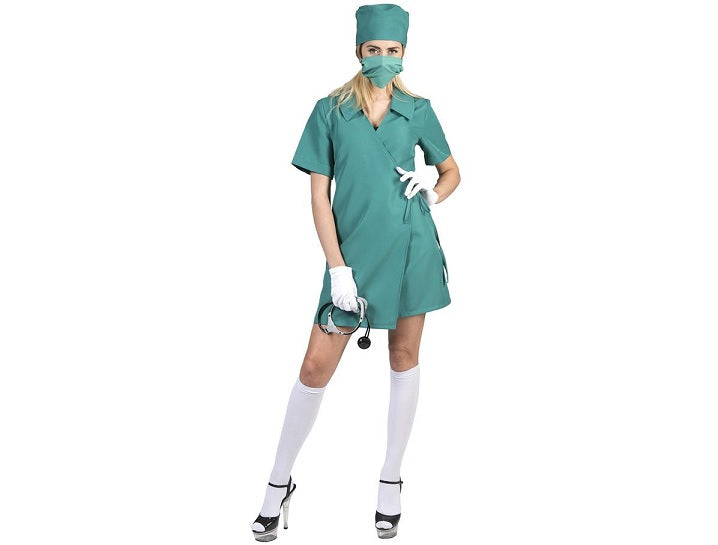 déguisement de chirurgienne femme 3pcs