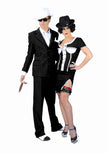 déguisement gangster n&b femme