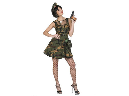 robe camouflage army femme