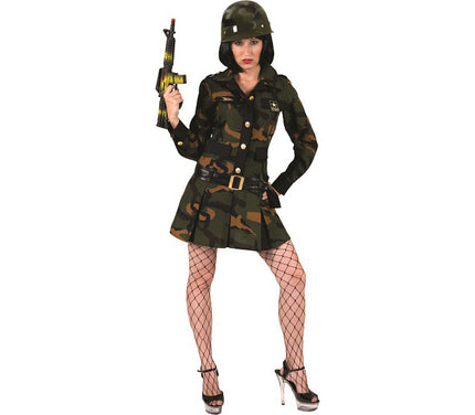 déguisement treillis militaire femme