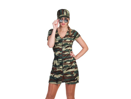 déguisement femme militaire 2pcs