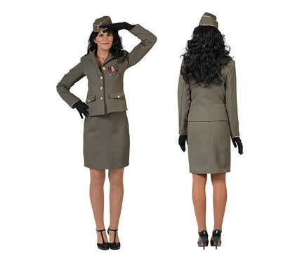 déguisement femme militaire 3pcs