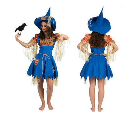 déguisement d'épouvantail femme 3pcs